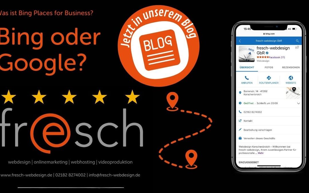 Was ist Bing Places for Business und welche Bedeutung hat Bing für lokale Unternehmen?