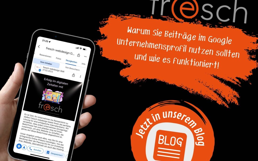 Beiträge im Google Unternehmensprofil nutzen